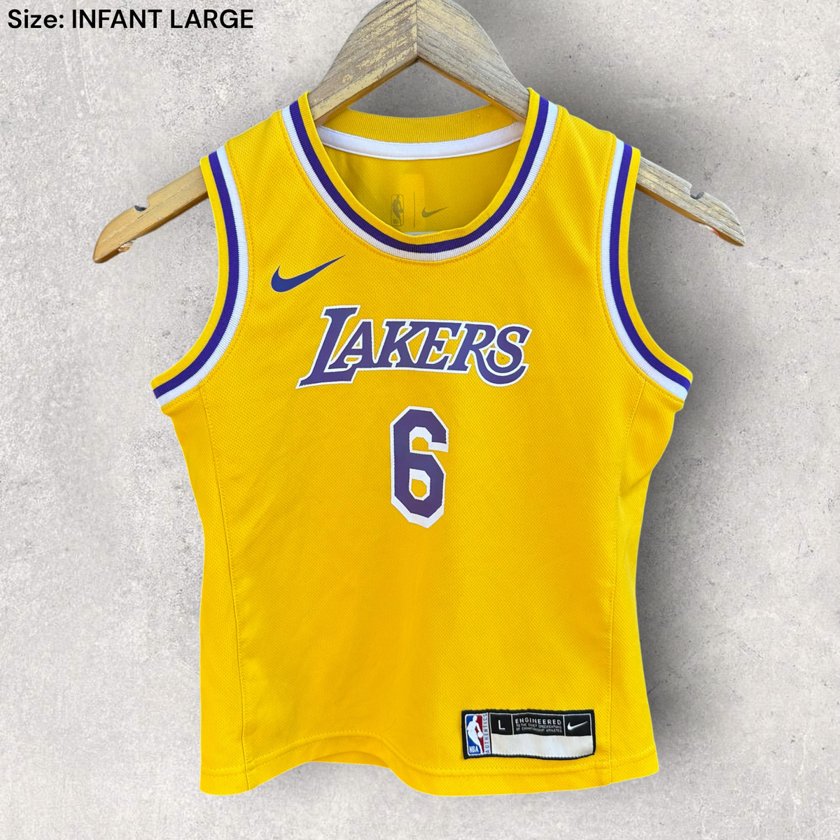 Lebron James LA Lakers 2022 Nike Kids NBA Basketball Jersey