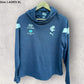 CARLTON BLUES PUMA ON FIELD LADIES HOODED JUMPER