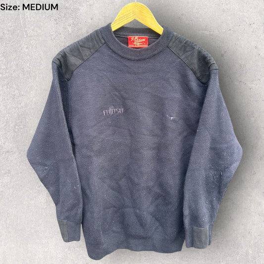 RM Williams Vintage Blue Pullover Jumper