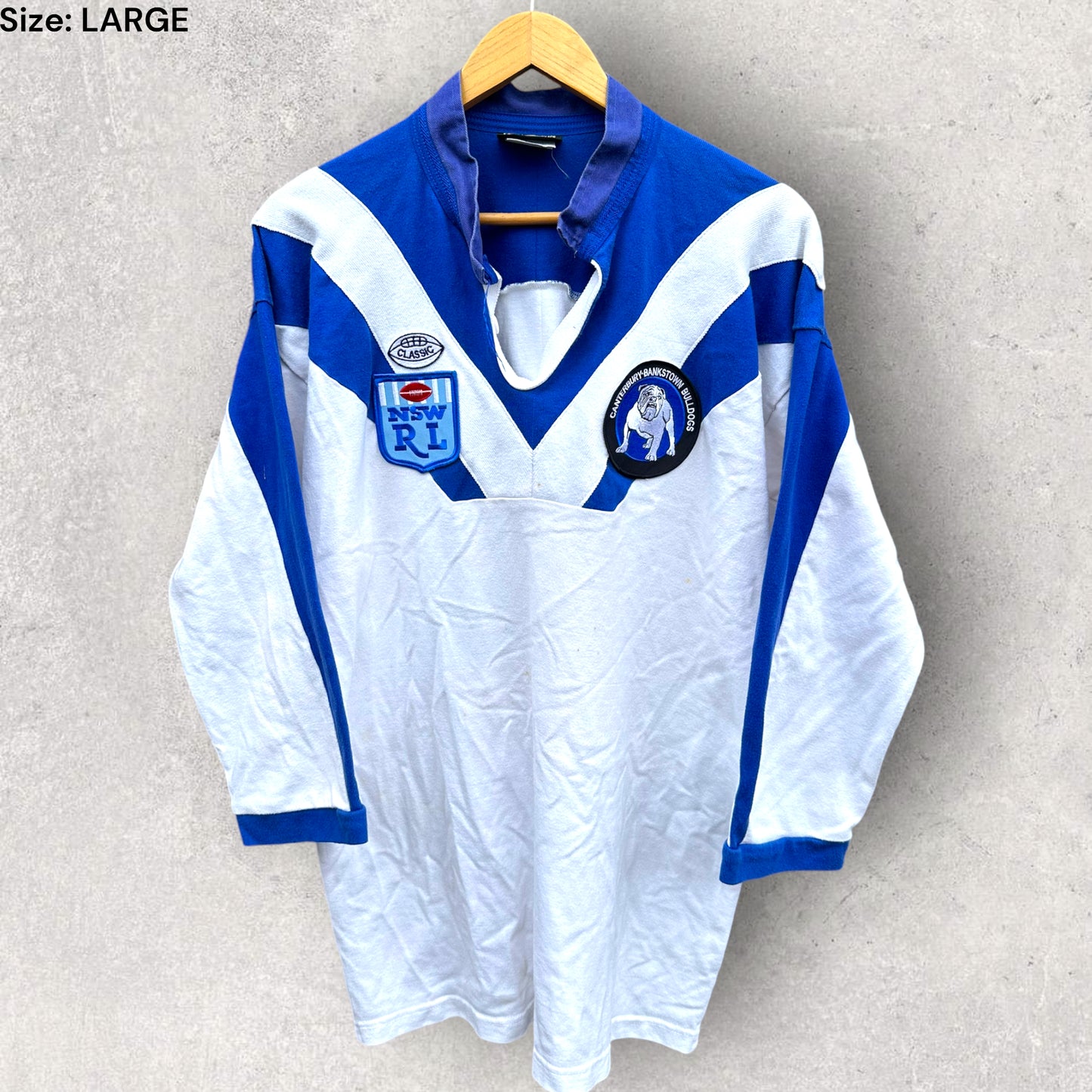 CANTERBURY BULLDOGS CLASSIC COTTON JERSEY