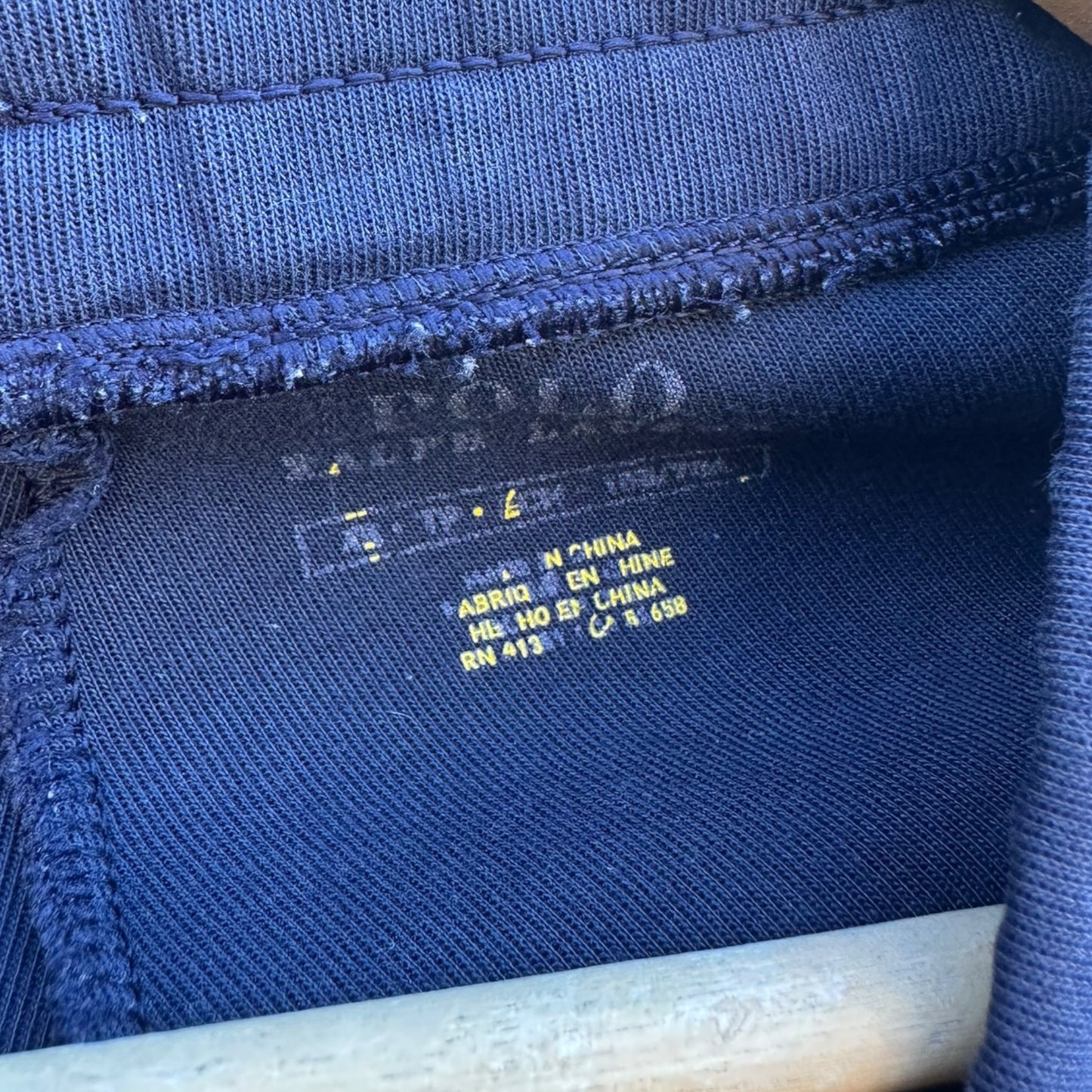 Ralph Lauren Polo US OPEN Blue Fleece Long Pants Tennis