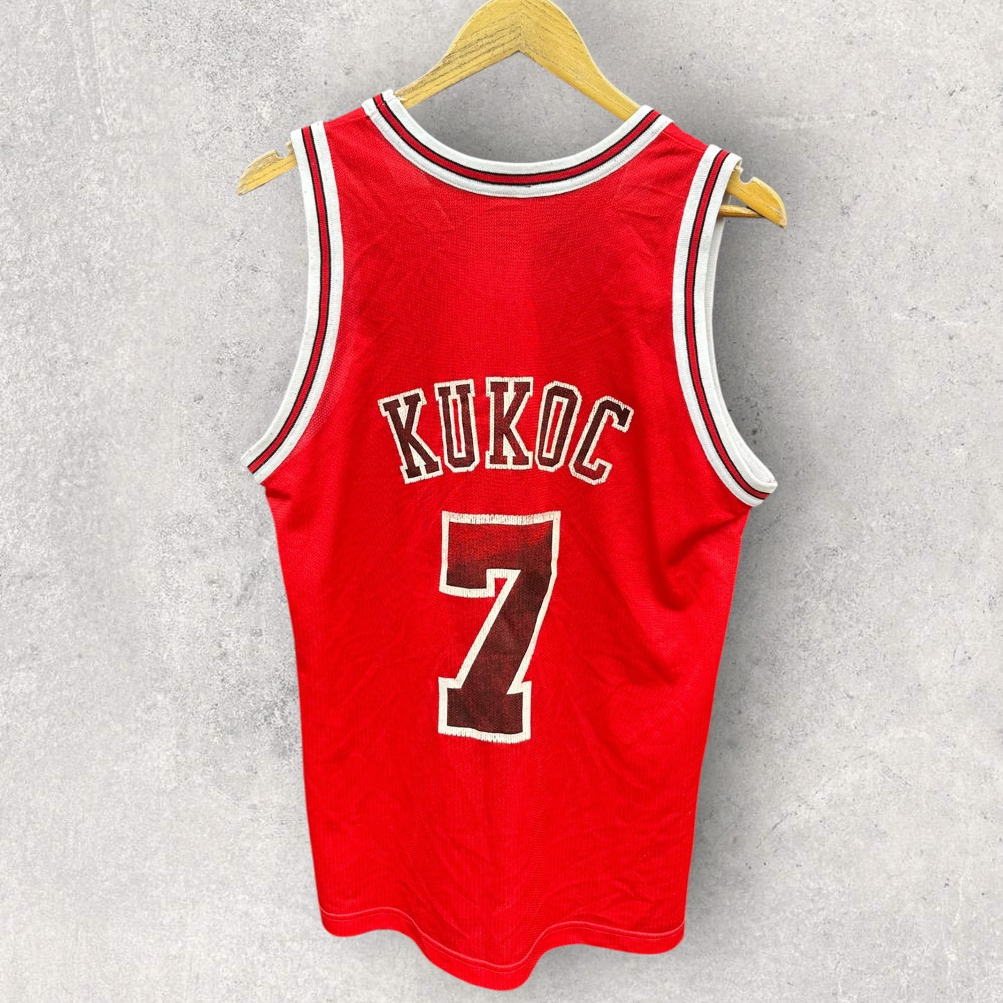 Tony Kukoc Chicago Bulls Adidas NBA Basketball Vintage Jersey