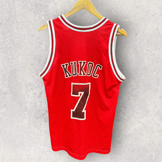 Tony Kukoc Chicago Bulls Adidas NBA Basketball Vintage Jersey