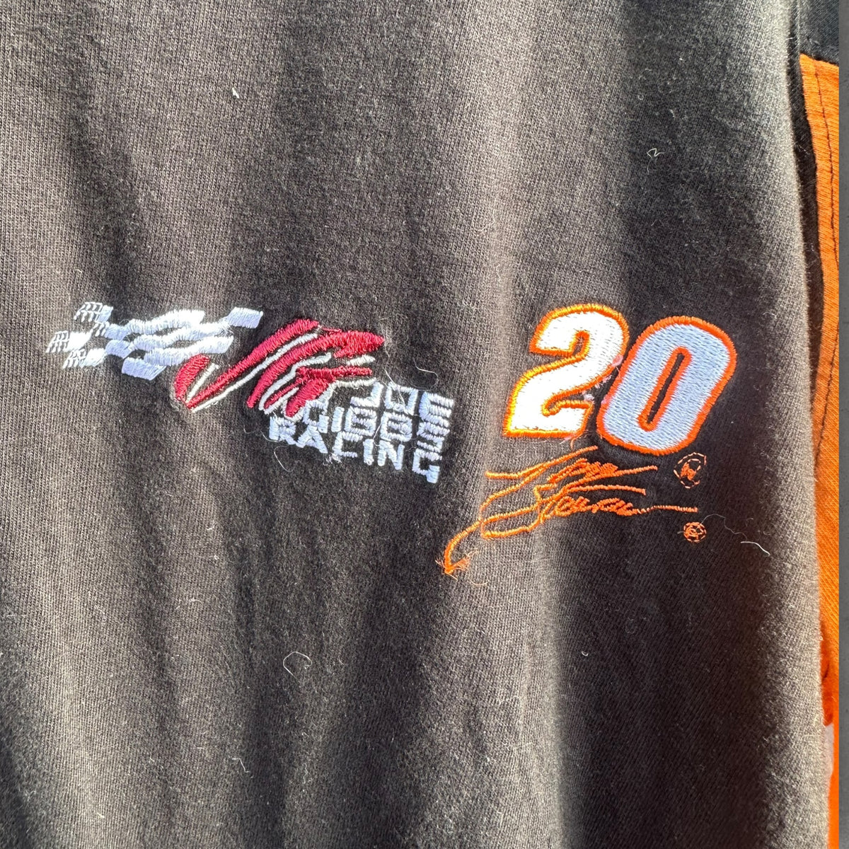 Tony Stewart Joe Gibbs Racing Winners Circle NASCAR Vintage Shirt Jersey
