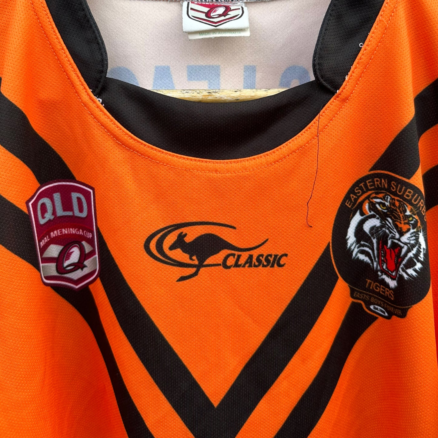 EASTS TIGERS MATCH WORN JERSEY