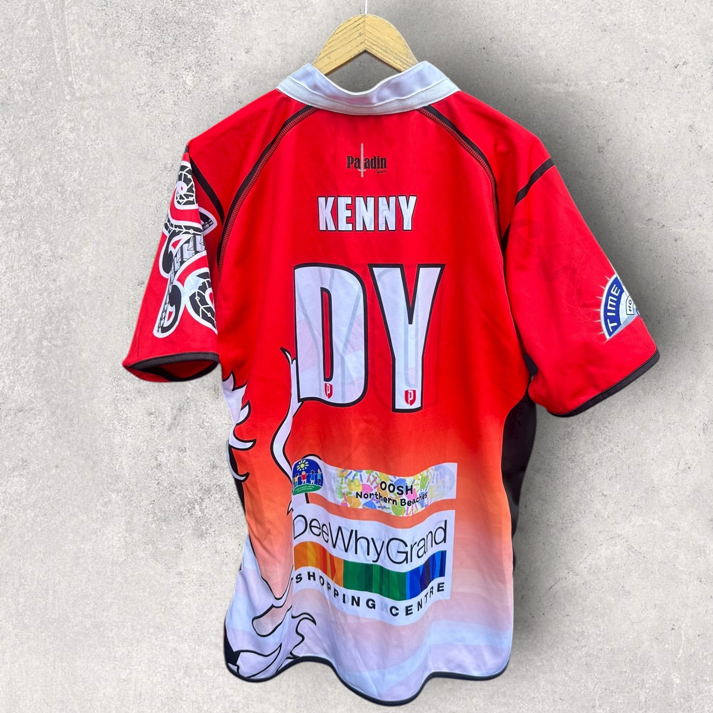 DEE WHY LIONS MATCH WORN RUGBY UNION JERSEY