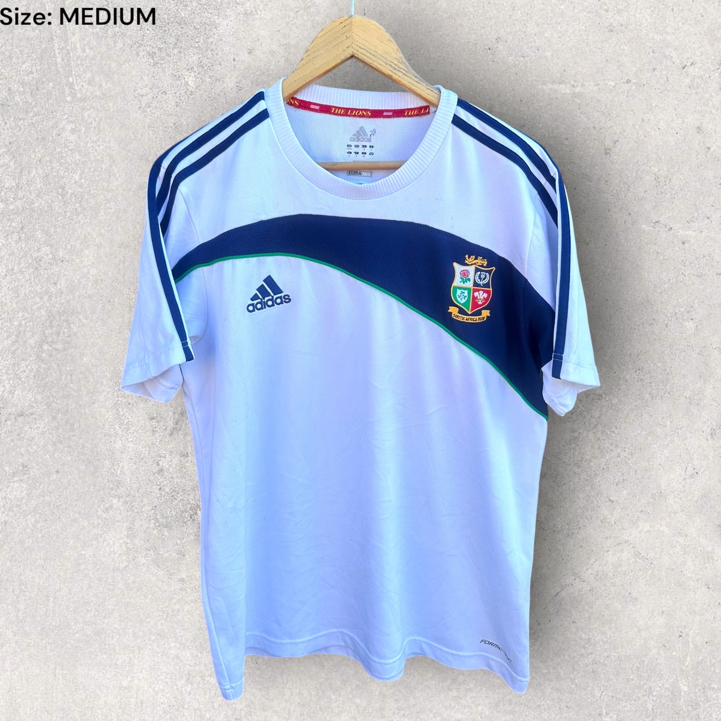 BRITISH & IRISH LIONS 2009 SOUTH AFRICAN TOUR ADIDAS TRAINING SHIRT