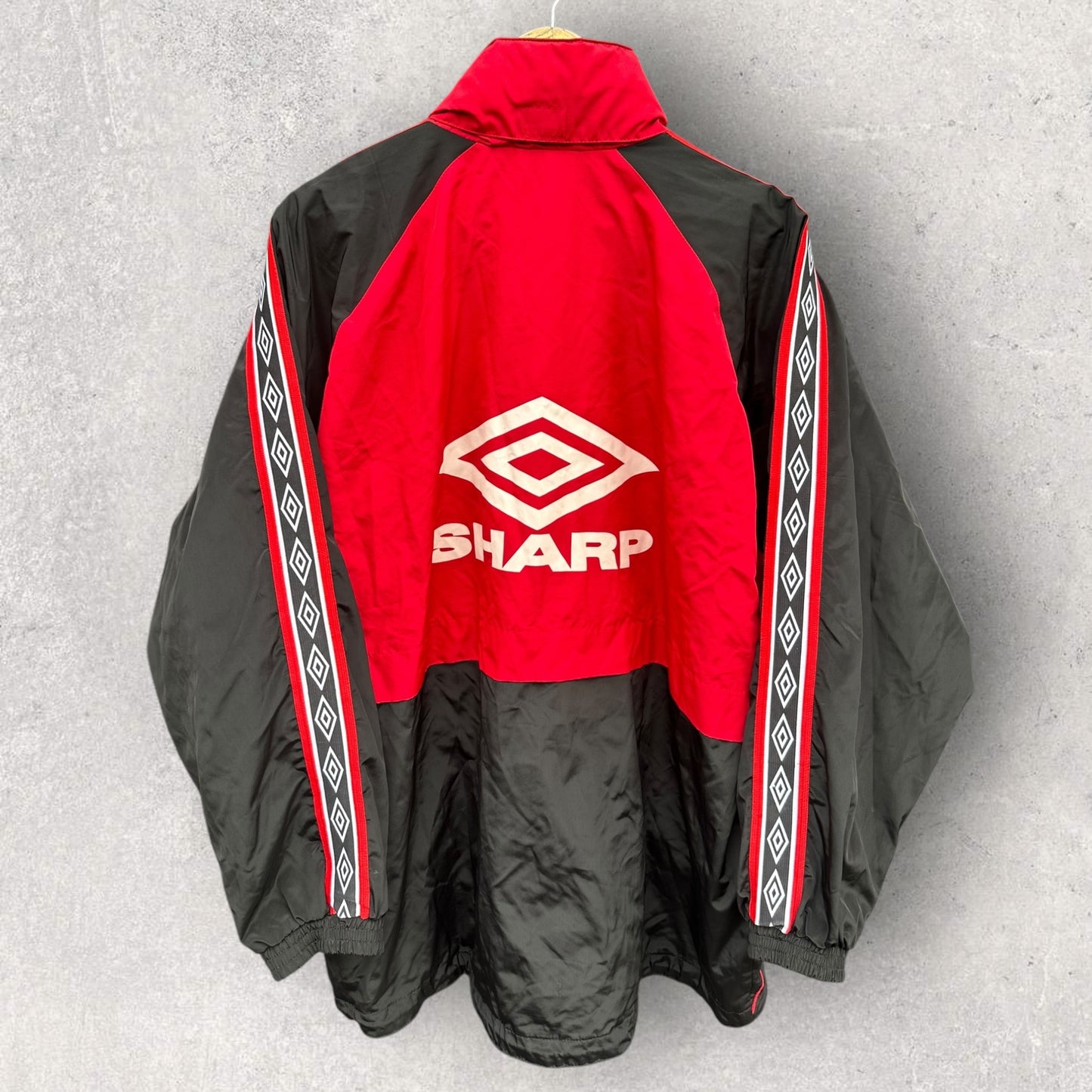 Manchester United UMBRO Vintage Windbreaker Football Jacket