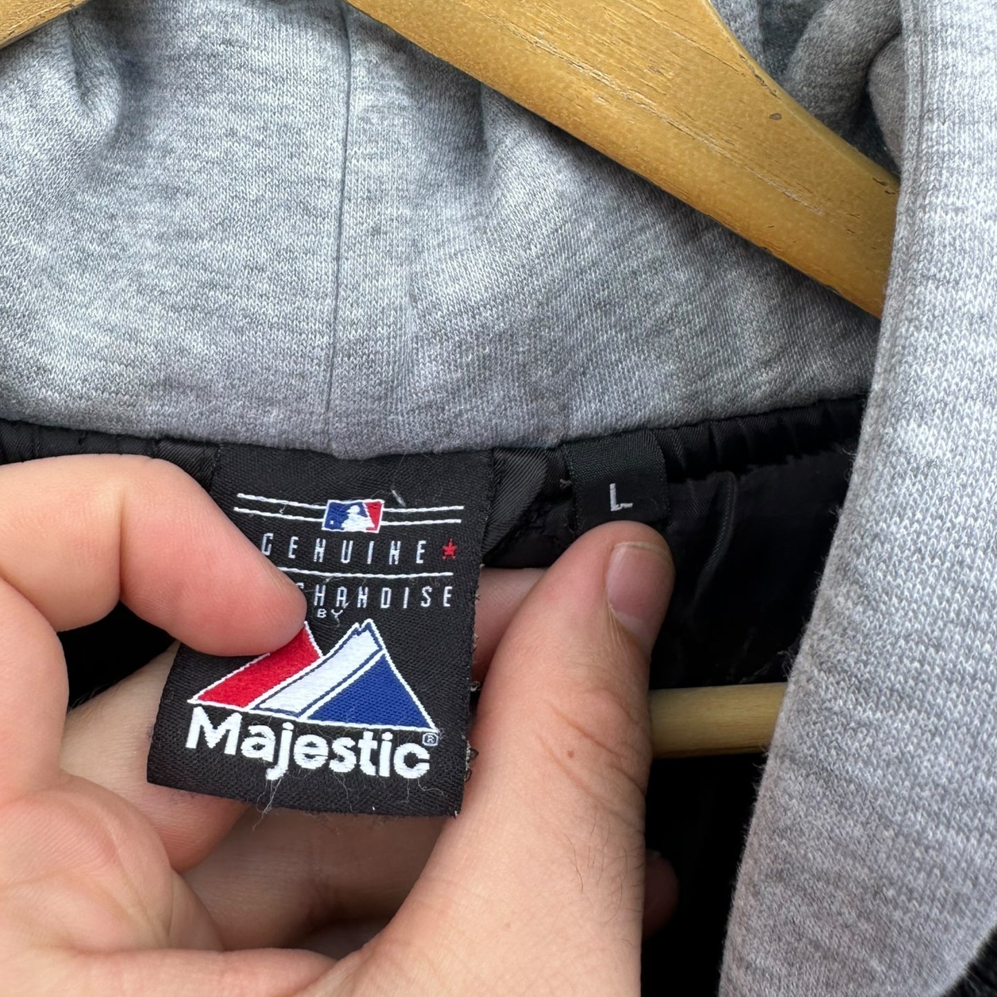 LA DODGERS MAJESTIC MLB VARSITY BOMBER JACKET