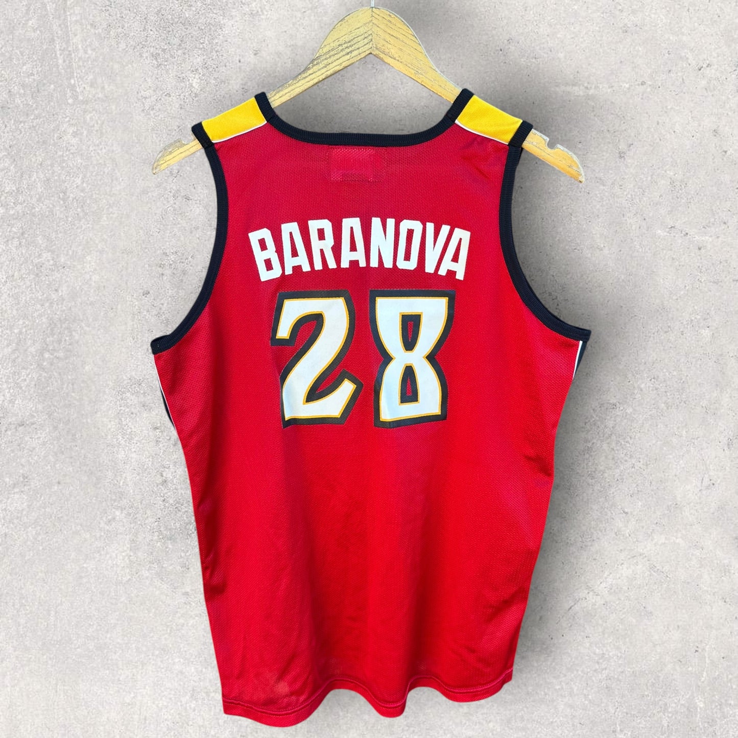 Miami Sol Elena Baranova 2001 Vintage WNBA Basketball Jersey