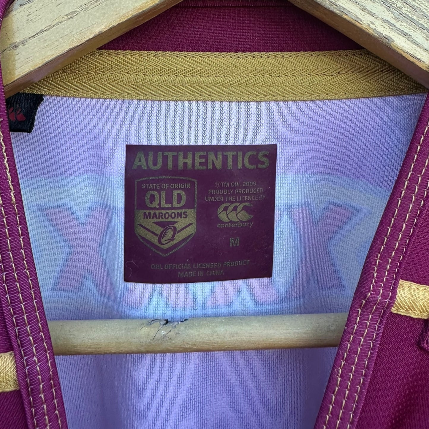 QUEENSLAND MAROONS 2013 STATE OR ORIGIN CANTERBURY JERSEY