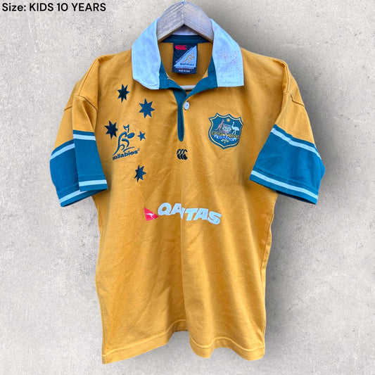 AUSTRALIAN WALLABIES VINTAGE KIDS JERSEY
