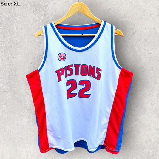 DETROIT PISTONS REVERSE TRAINING JERSEY
