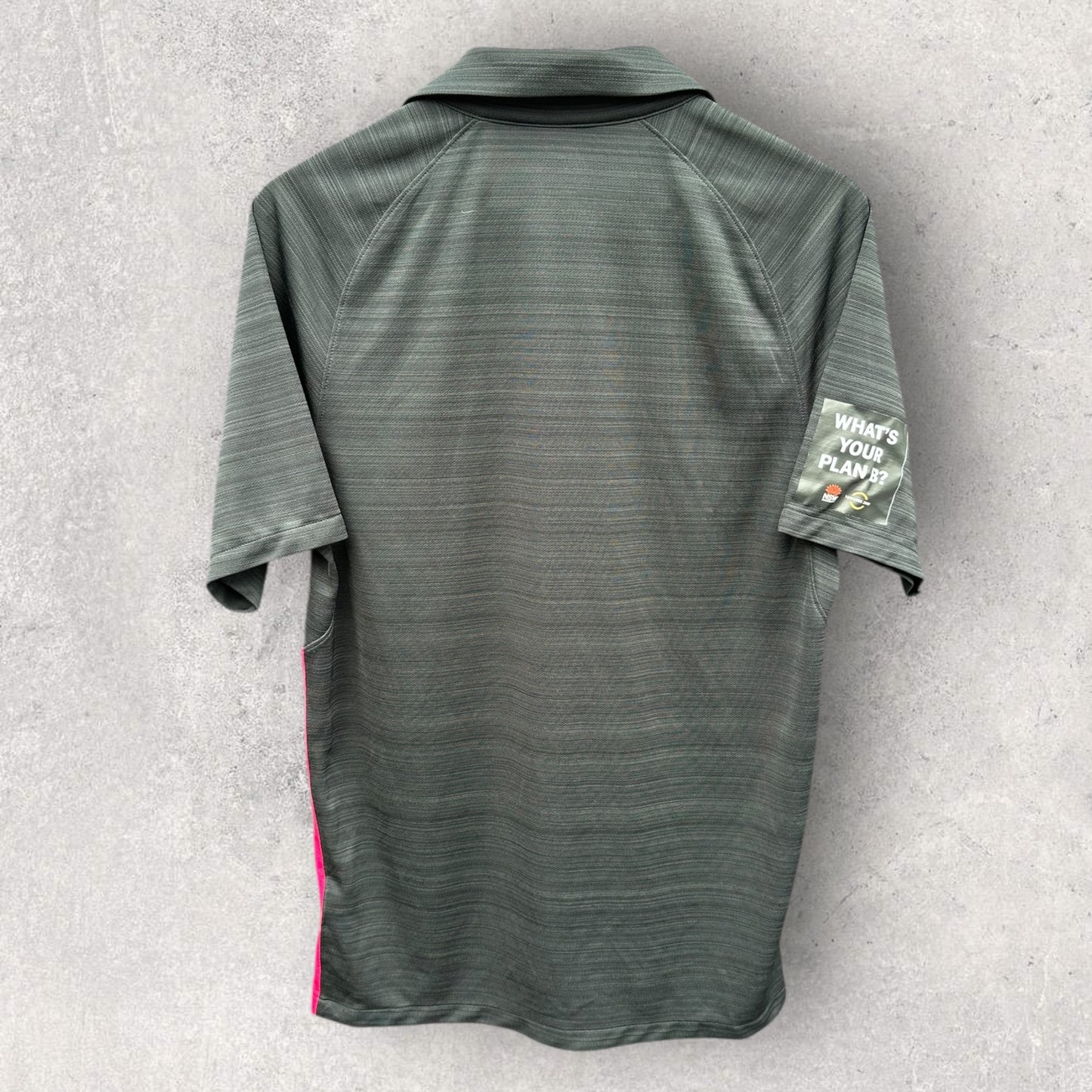 SYDNEY 6s NIKE BLACK MEDIA CRICKET POLO SHIRT