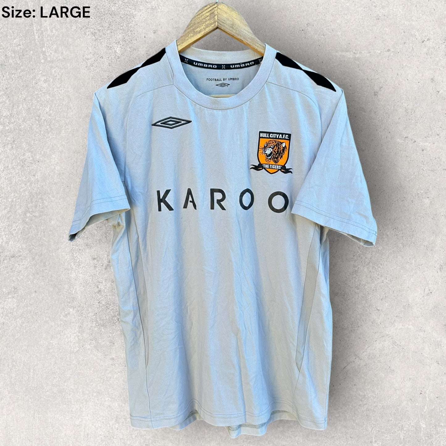 Hull City FC UMBRO 2008 Grey Football Shirt