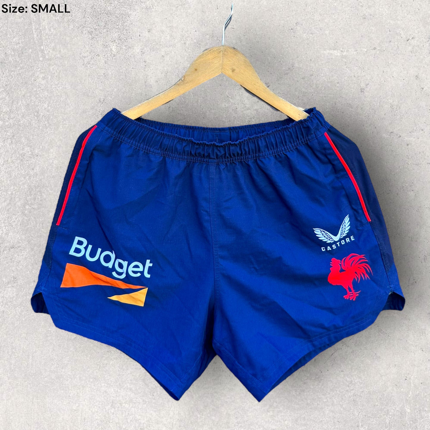 SYDNEY ROOSTERS CASTORE TRAINING SHORTS