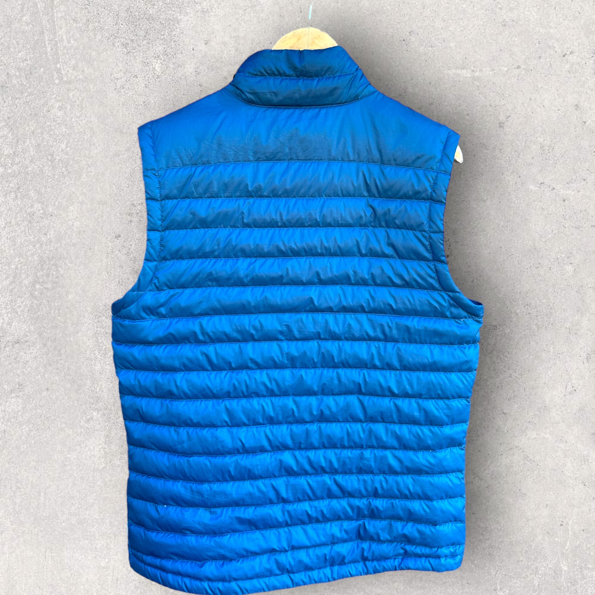 KATHMANDU DUCKDOWN 550 BLUE PUFFER VEST THRILLOFTHETHRIFT