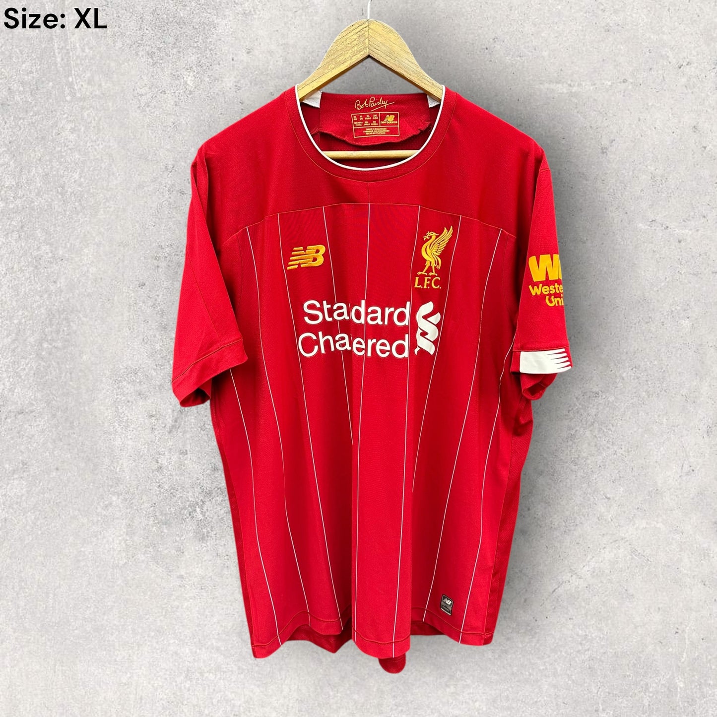 Liverpool FC 2019-2020 Home New Balance Football Jersey Red