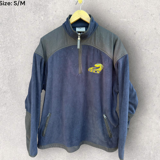 PARRAMATTA EELS CLASSIC VINTAGE CHEST ZIP PULLOVER FLEECE JUMPER