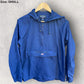 RALPH LAUREN POLO HALF ZIP BLUE WINDBREAKER HOODED JACKET