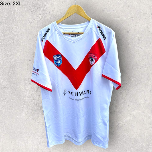 HARBORD DEVILS STEEDAN NSW RUGBY LEAGUE MATCH WORN JERSEY