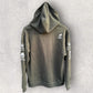 SOUTH SYDNEY RABBITOHS CLASSIC BLACK HOODED PULLOVER JUMPER