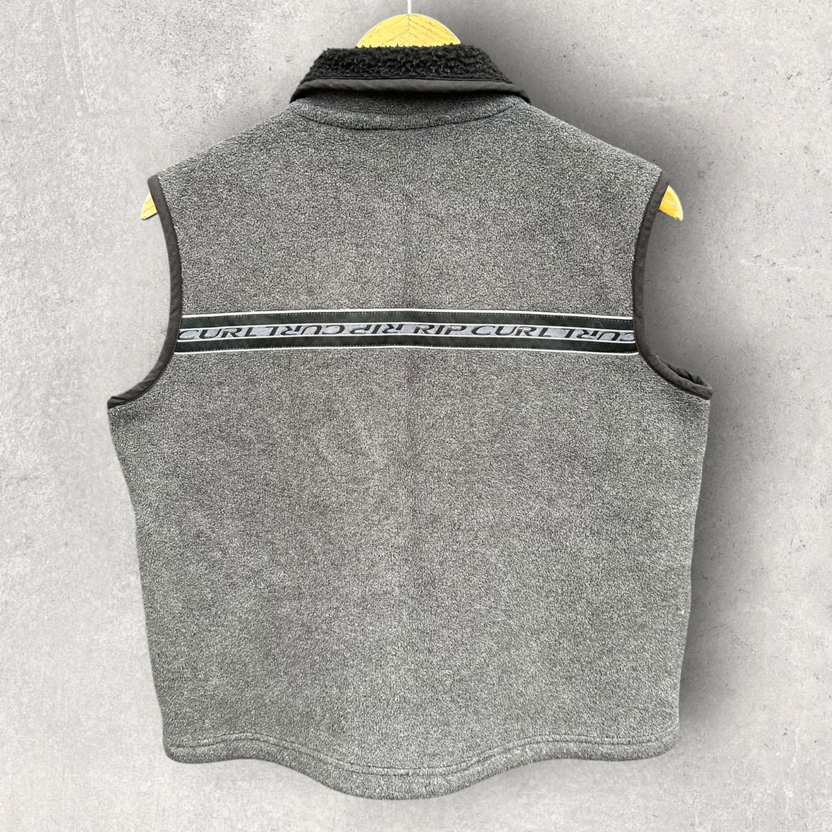 Ripcurl Grey Ladies Y2K Fleece Vintage Vest