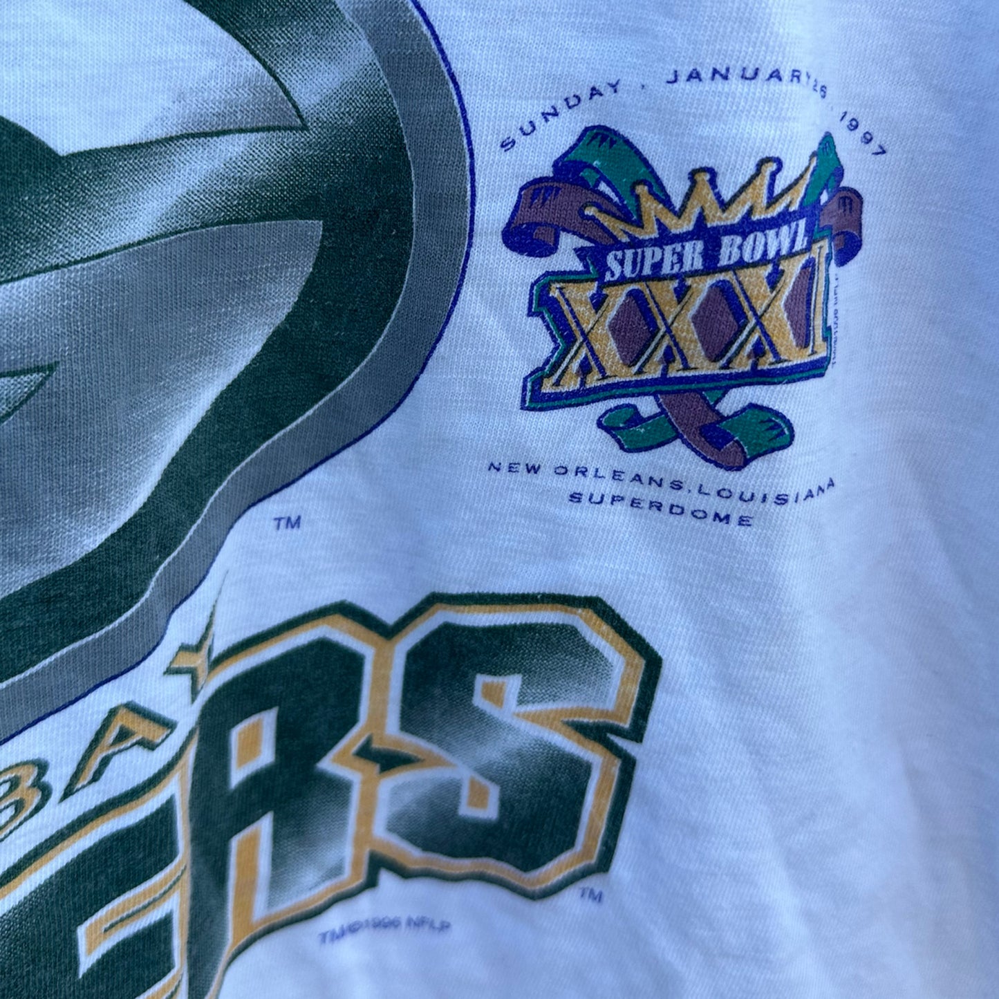 GREEN BAY PACKERS 1996 VINTAGE NFC CHAMPS TEE