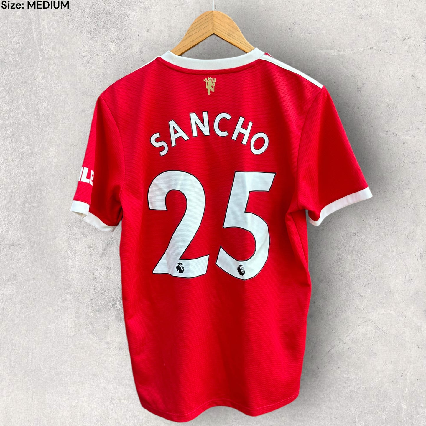 JADON SANCHO MANCHESTER UNITED 2021-2022 HOME JERSEY