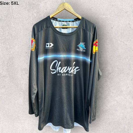 Cronulla Sharks Dynasty Long Sleeve NRL Training Shirt
