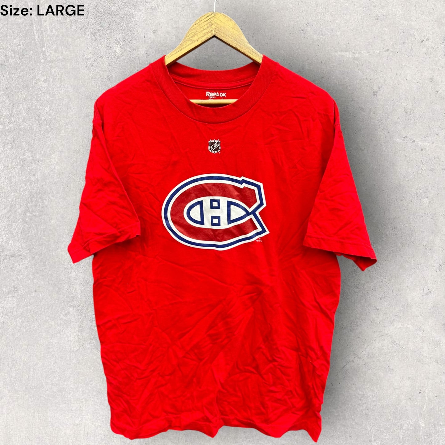 MICHAEL CAMMALLERI MONTREAL CANADIENS REEBOK NHL SHIRT