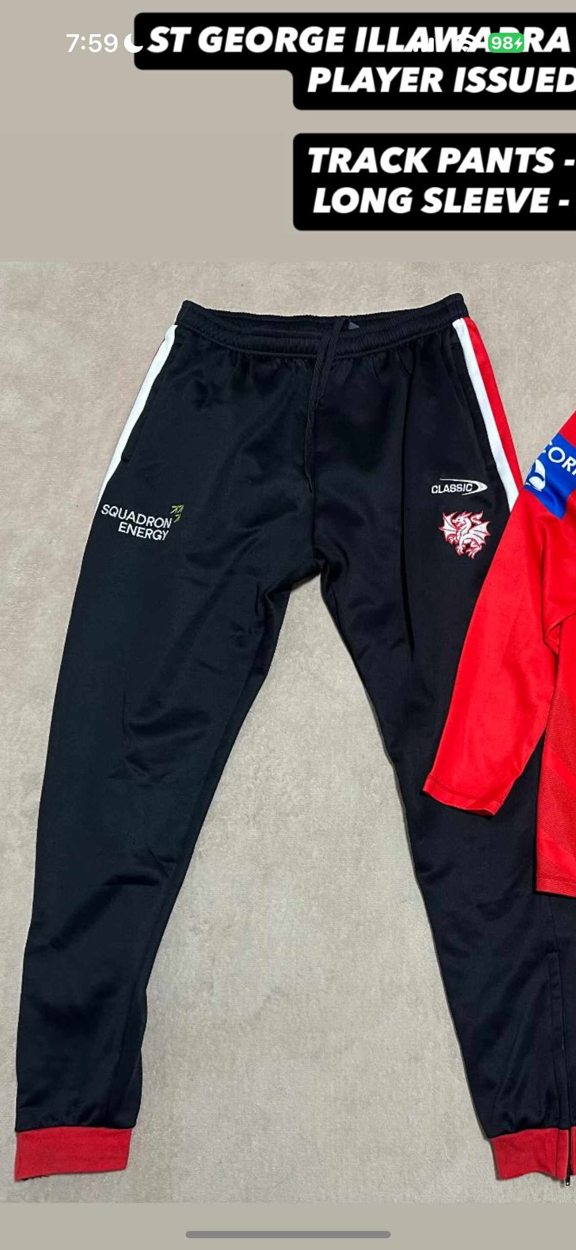 DRAGONS 2026 TRACK PANTS