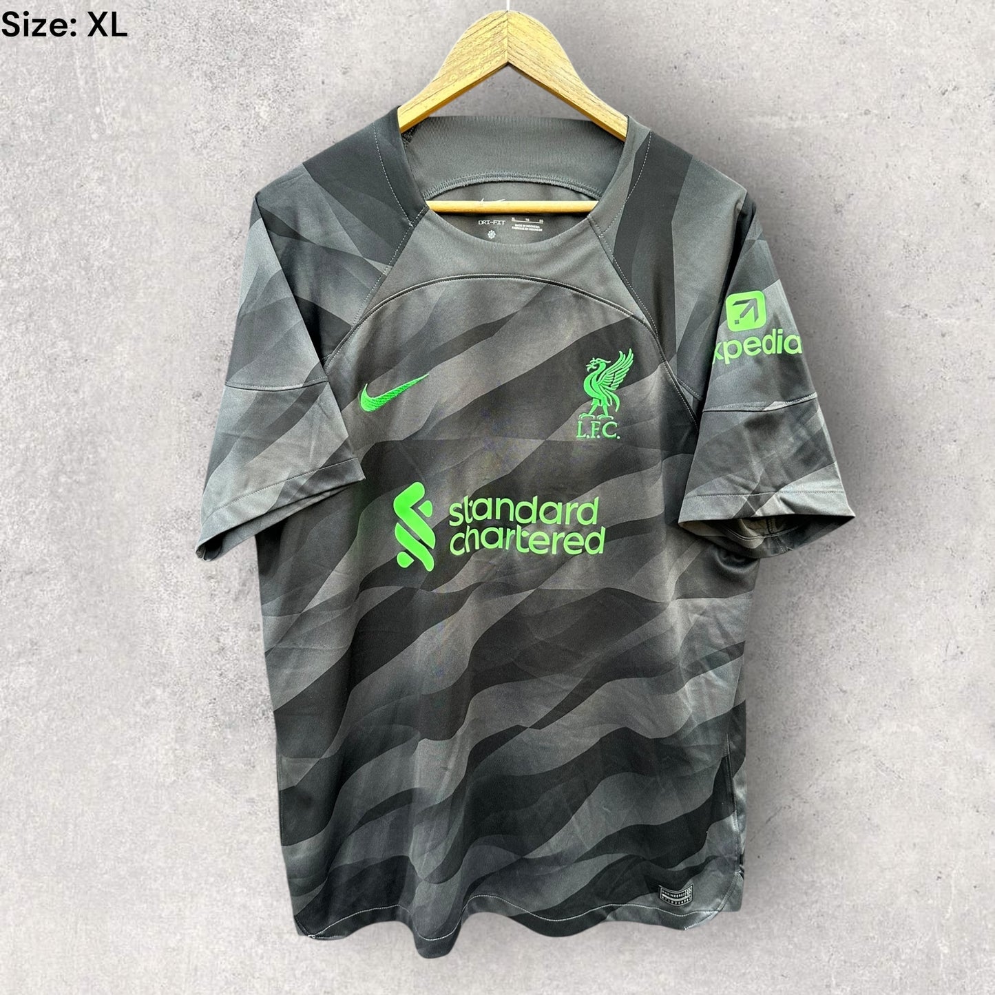 Liverpool FC 2023-2024 Nike Goal Keepers New Balance Football Jersey Black