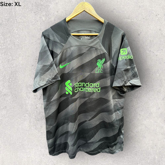 Liverpool FC 2023-2024 Nike Goal Keepers New Balance Football Jersey Black