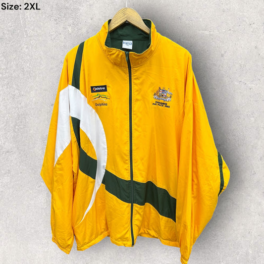 AUSTRALIAN DOLPHINS SWIM TEAM 2002 PAN PACS ATHLETE ISSUED VINTAGE JACKET