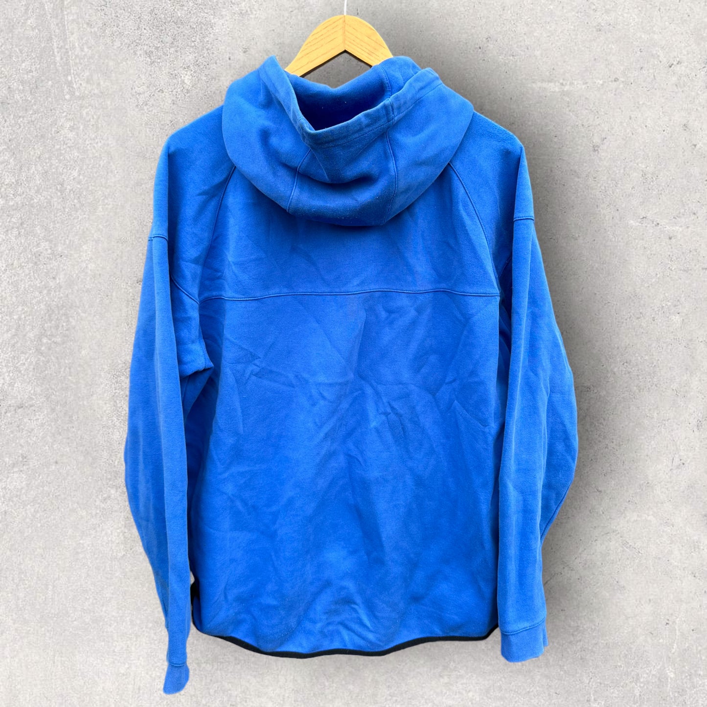 NIKE BLUE TECH FLEECE FULL ZIP HOODED JUMPER