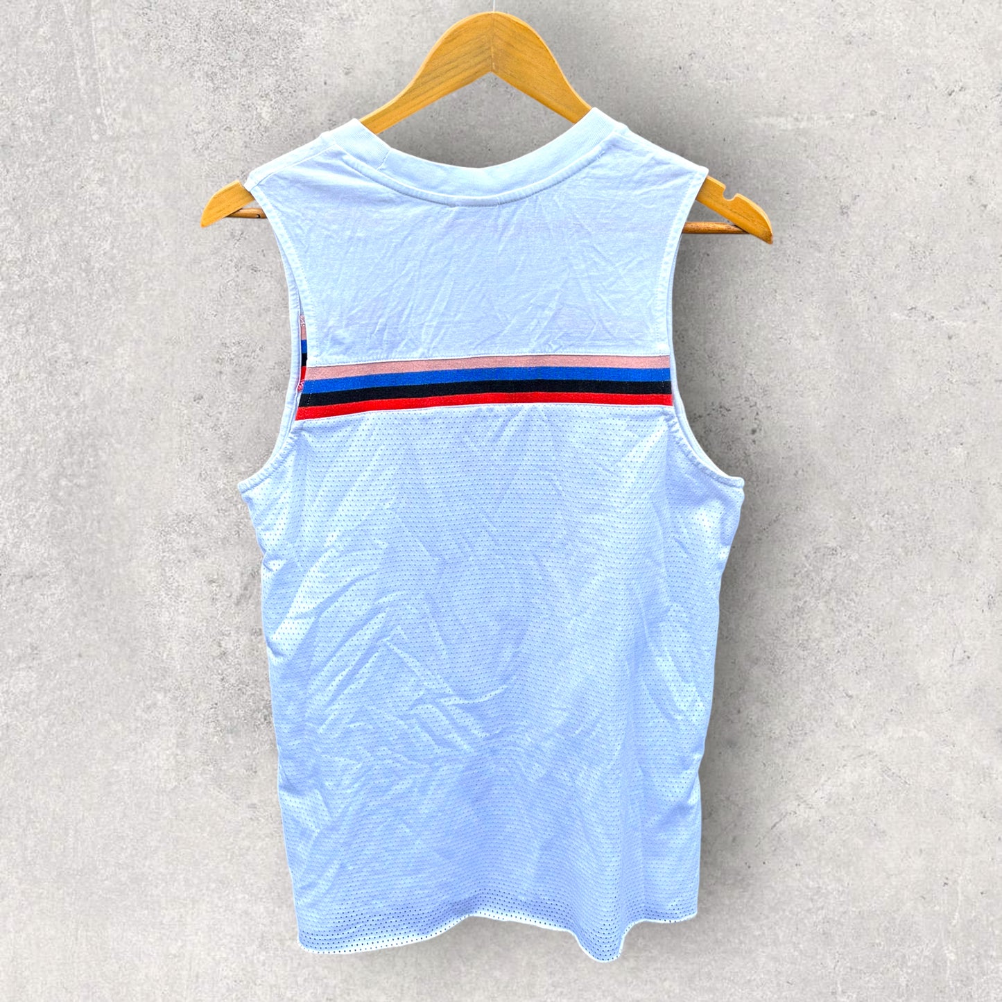 PE NATION WHITE SINGLET