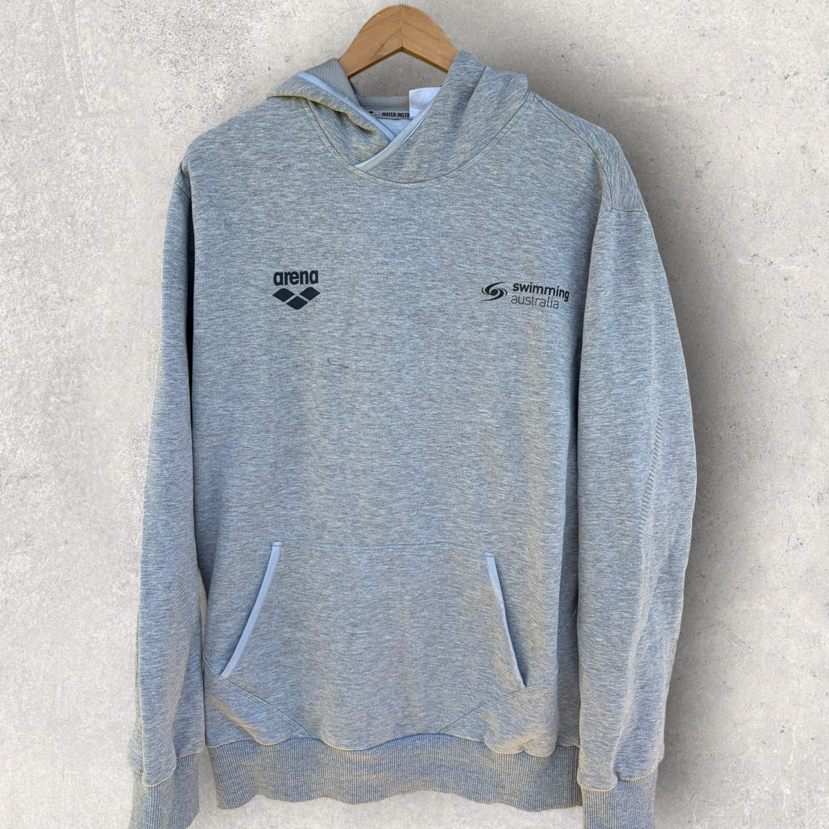 Swimming Australia Arena Grey Pullover Hooded Jumper