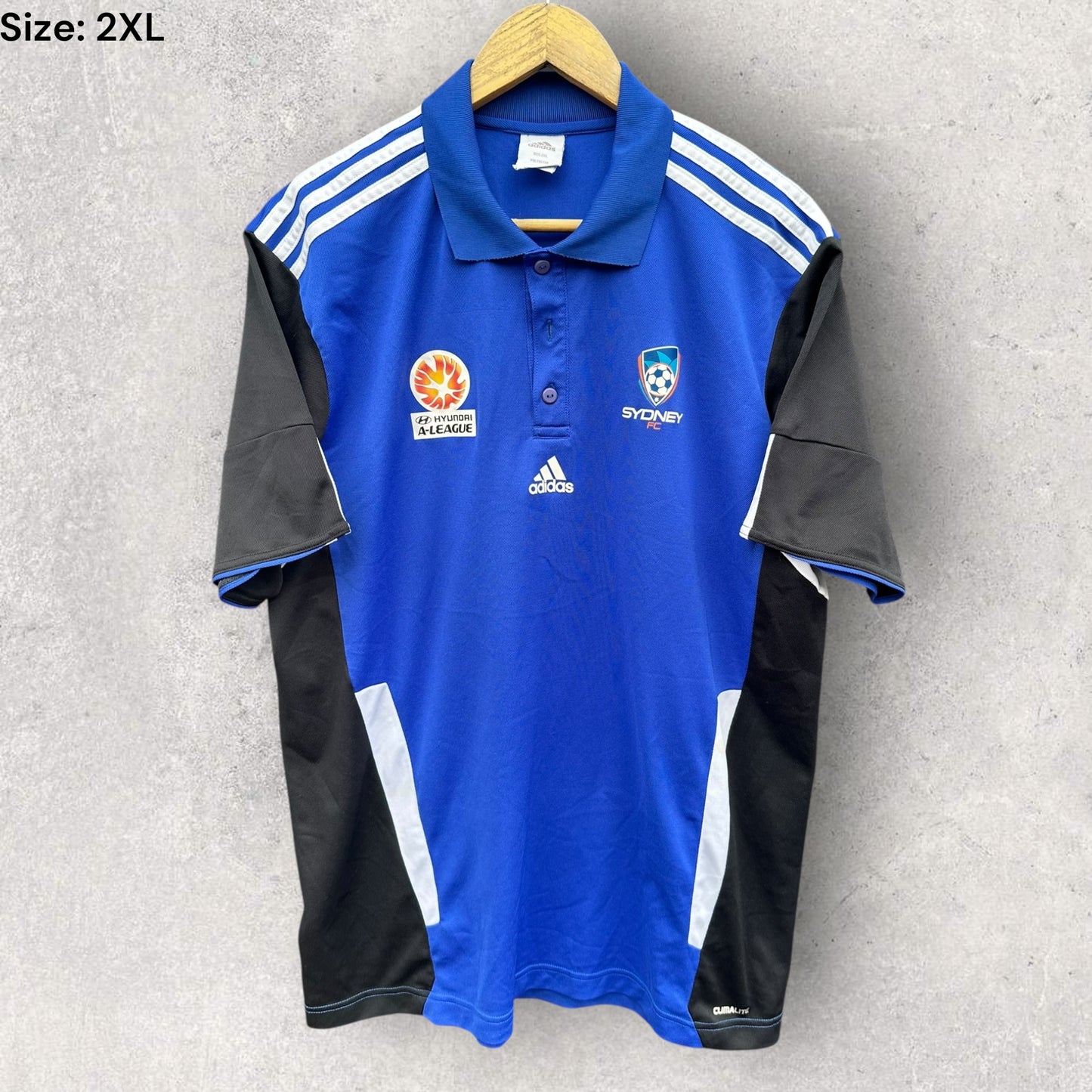 SYDNEY FC ADIDAS 2010 POLO SHIRT