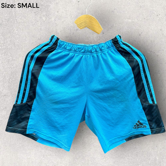 ADIDAS BLUE ATHLETIC SHORTS