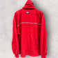 TOMMY HILFIGER JEANS RED VINTAGE FULL ZIP VINTAGE HOODED JACKET