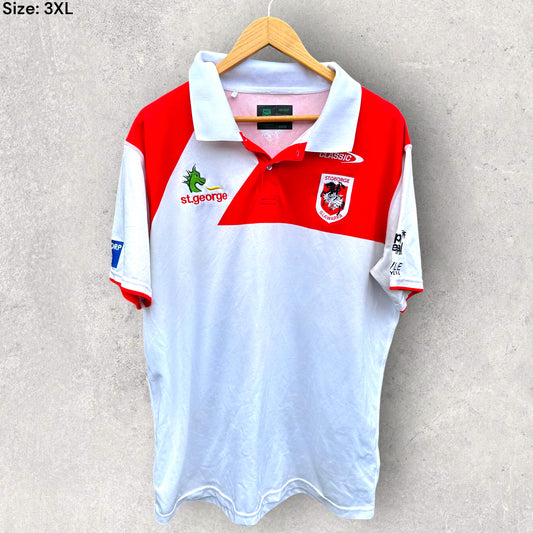 ST GEORGE ILLAWARRA DRAGONS MEDIA POLO SHIRT