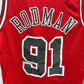 DENNIS RODMAN CHICAGO BULLS ADIDAS NBA JERSEY