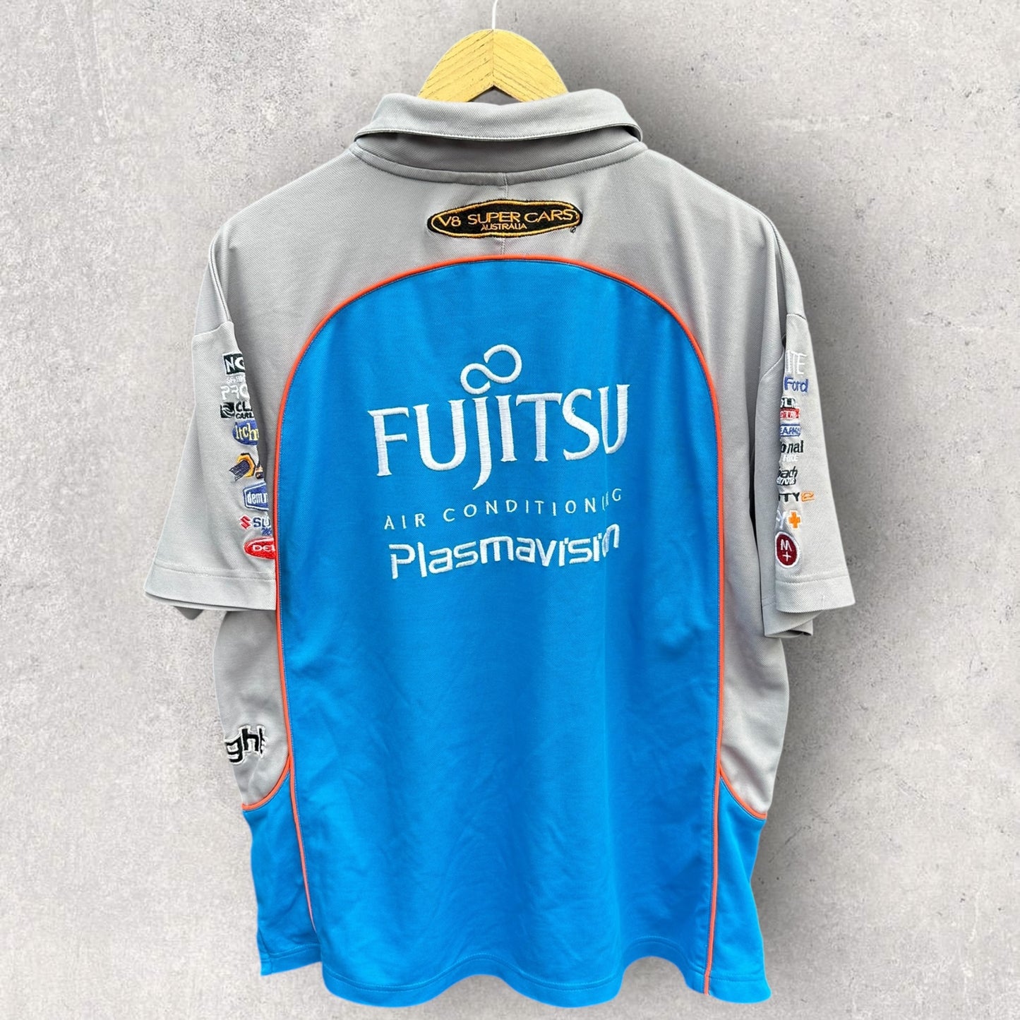 FORD BRITEK MOTORSPORT JASON BRIGHT V8 SUPERCARS POLO SHIRT