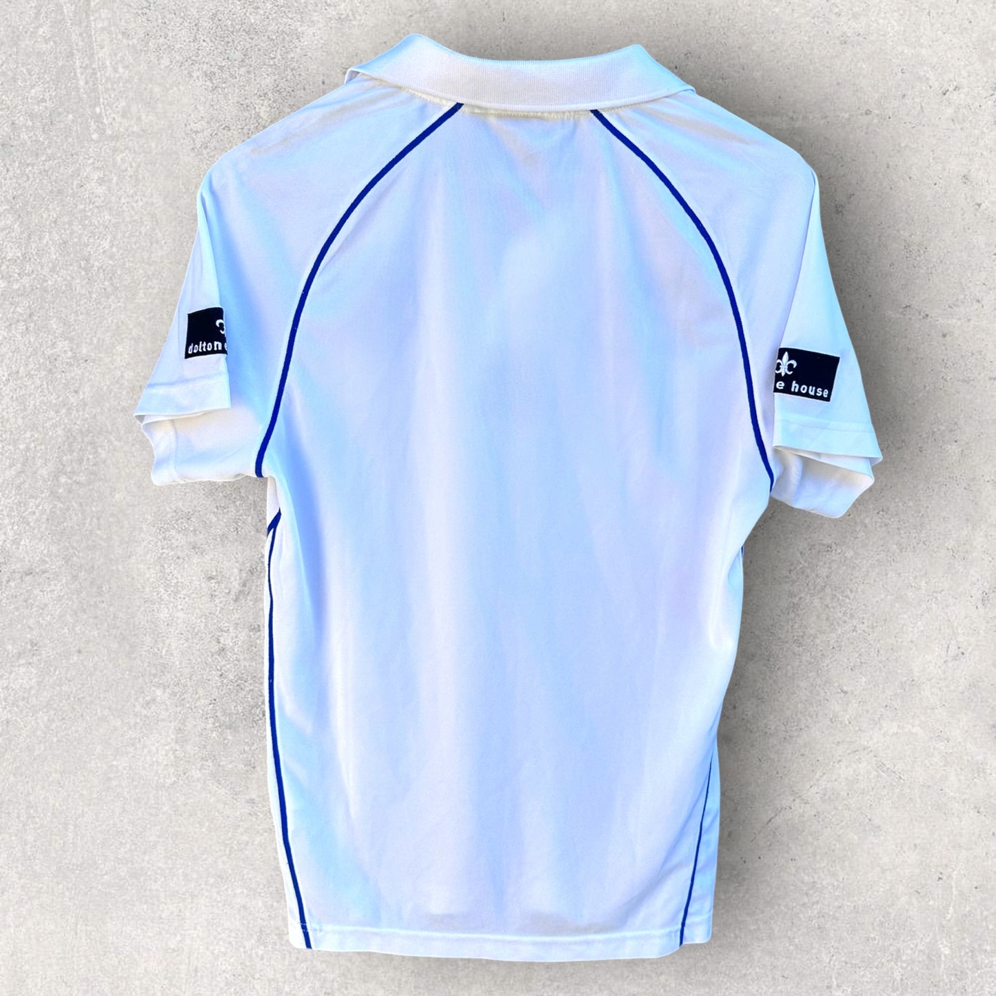 CANTERBURY BULLDOGS WHITE 2011 MEDIA POLO SHIRT