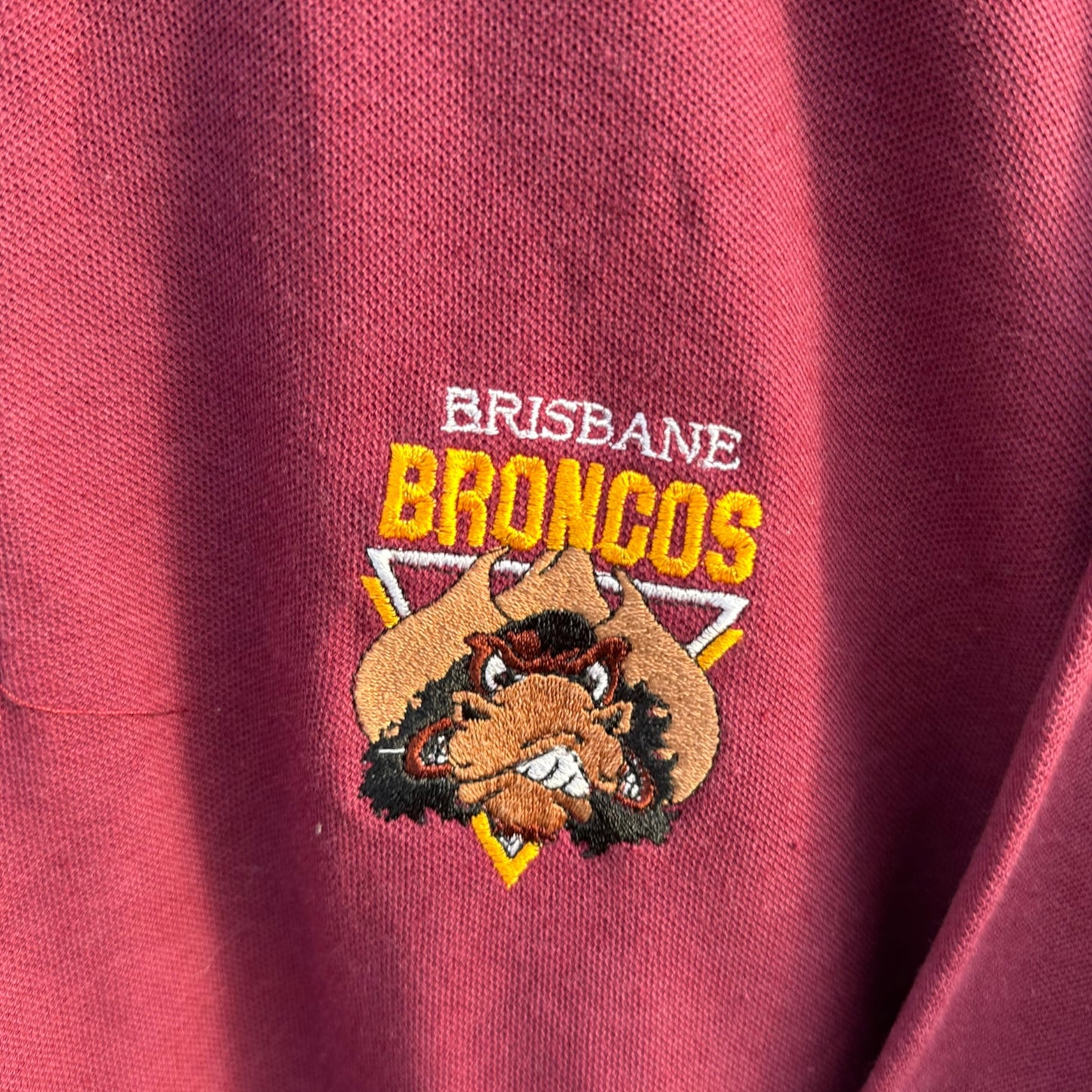 BRISBANE BRONCOS NSWRL VINTAGE POLO SHIRT