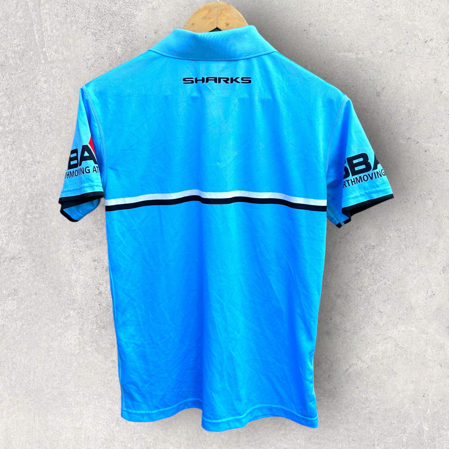 CRONULLA SHARKS MEDIA POLO SHIRT