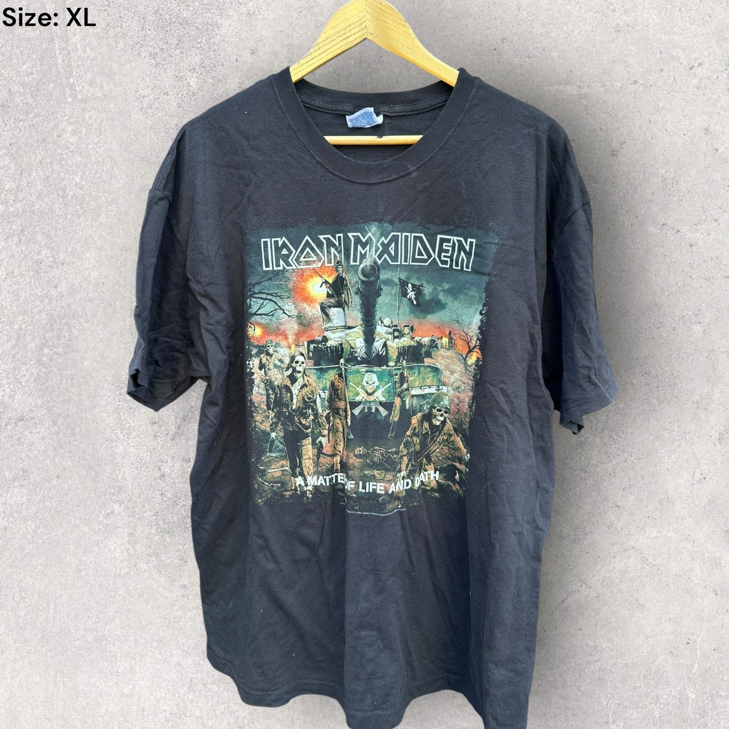 IRON MAIDEN “A MATTER OF LIFE & DEATH” 2006 VINTAGE SHIRT