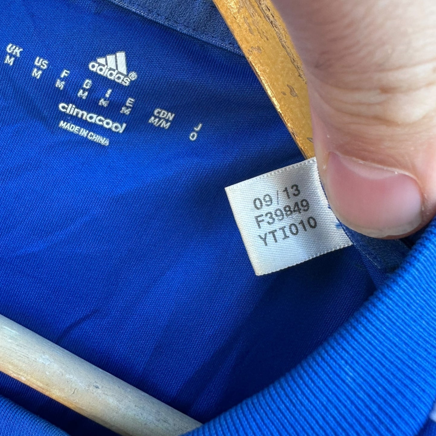 France 2013 Adidas Rugby Union Short Sleeve Training Shirt