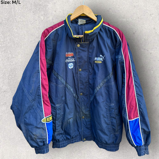 BRISBANE LIONS PUMA KING VINTAGE AFL JACKET